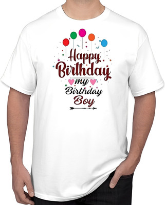 CHITRAA STYLE Typography Men Round Neck White T-Shirt