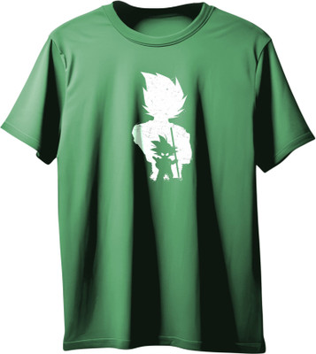 VIRAJ VINTAGE Printed Men Round Neck Green T-Shirt