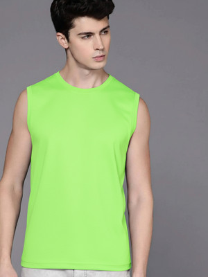 Jangoboy Solid Men Round Neck Grey T-Shirt