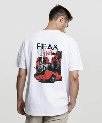 GLOBAL NOMAD Printed Men Round Neck White T-Shirt