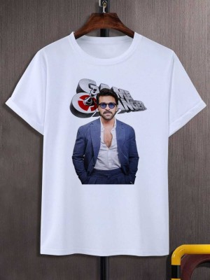 Tee Gallery Printed Men Round Neck White T-Shirt