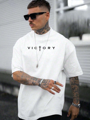 Relva Printed Men Round Neck White T-Shirt