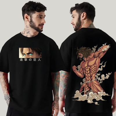 LYNX CLUB Graphic Print Men Round Neck Black T-Shirt