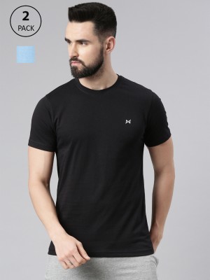 Force NXT Solid Men Round Neck Multicolor T-Shirt