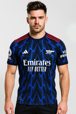 IZON Printed Men Round Neck Blue T-Shirt