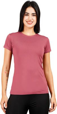 Kyk Solid Women Round Neck Multicolor T-Shirt