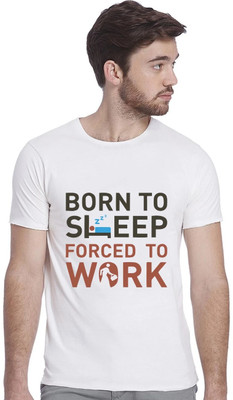 Epic Prints Printed Men Round Neck White T-Shirt