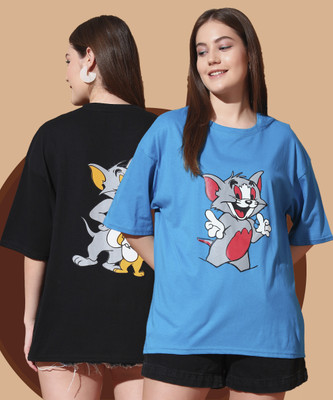 DreamBe Graphic Print Women Round Neck Multicolor T-Shirt