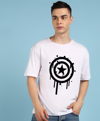 MARVEL By Metronaut Printed Men Round Neck White T-Shirt