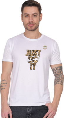 SOLBLOOMS Graphic Print Men Round Neck White T-Shirt