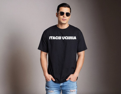 Be Crazyy Typography Men Round Neck Black T-Shirt