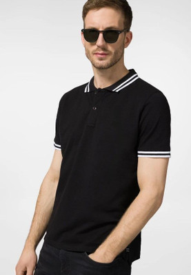 SPOWEARY Striped Men Polo Neck Multicolor T-Shirt