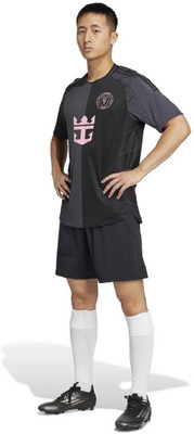 Thiva Printed Men Polo Neck Black T-Shirt