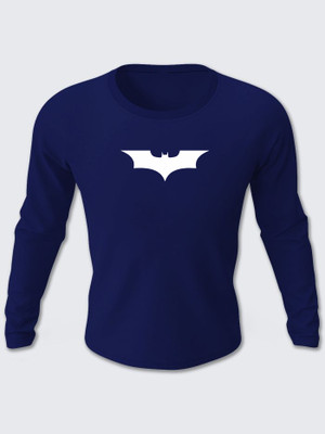 London Crew Printed Men Round Neck Navy Blue T-Shirt