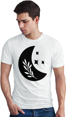 Seek Buy Love Printed Men Round Neck White T-Shirt
