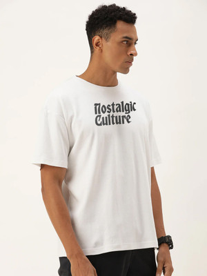 Bene Kleed Graphic Print Men Crew Neck White T-Shirt