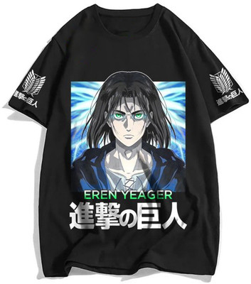 ON TREND Printed, Typography Men Round Neck Black T-Shirt