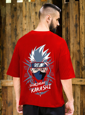 TEESHACK Printed Men Round Neck Red T-Shirt