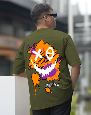 TEESHACK Graphic Print Men Round Neck Green T-Shirt