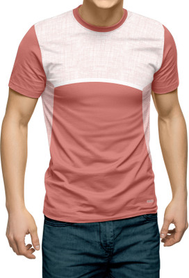 dhaari by unique creation Printed Men Round Neck Pink T-Shirt
