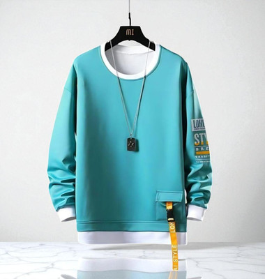 FASHIUM Printed Men Round Neck Green T-Shirt