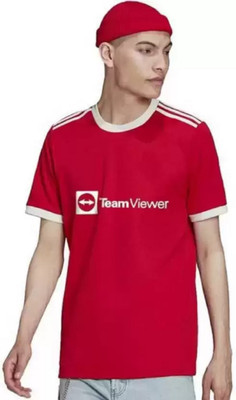 PRASEL Printed Men Round Neck Red T-Shirt