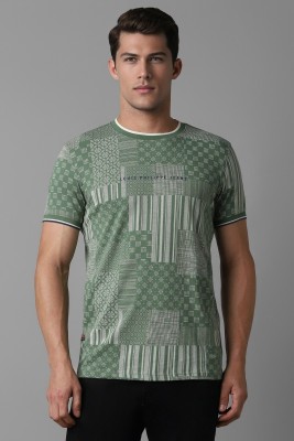 LOUIS PHILIPPE Printed Men Crew Neck Green T-Shirt