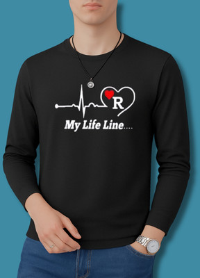 LYNX CLUB Printed Men Round Neck Black, White, Red T-Shirt