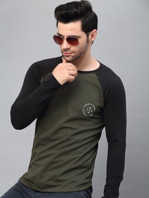 RIGO Printed Men Round Neck Green T-Shirt