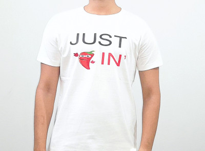 SEAMSLIIM Graphic Print Men Round Neck White T-Shirt