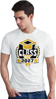 Seek Buy Love Printed Men Round Neck White T-Shirt