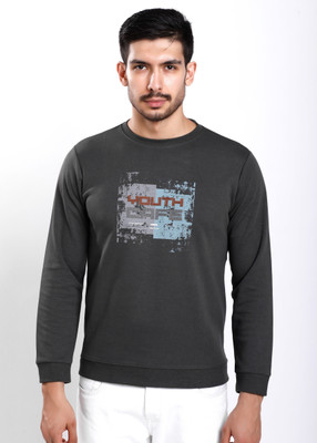 HIGHTRIBE Printed Men Round Neck Orange T-Shirt