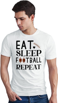 Seek Buy Love Printed Men Round Neck White T-Shirt