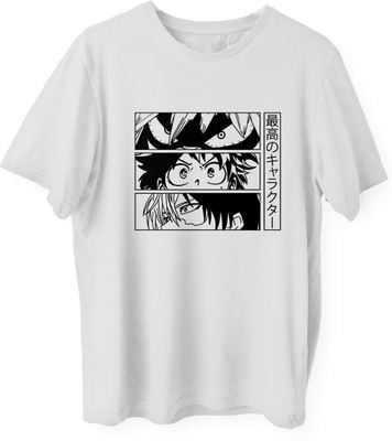 ON TREND Printed Men Round Neck White T-Shirt