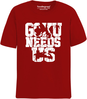 Toodleplus Typography Men Round Neck Maroon T-Shirt