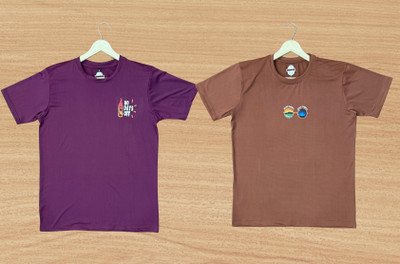 DEVARSH ENTERPRISES Printed Men Round Neck Multicolor T-Shirt