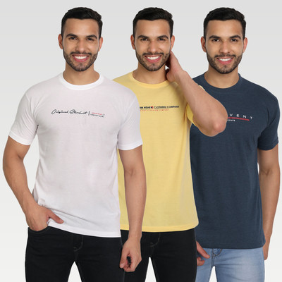 Zeffit Printed Men Round Neck Multicolor T-Shirt