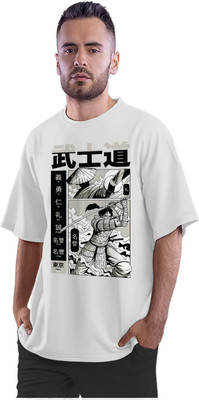 TheFreedomStore Printed Men Round Neck White T-Shirt