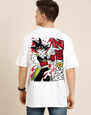 Clickwell Trend Printed Men Round Neck White T-Shirt