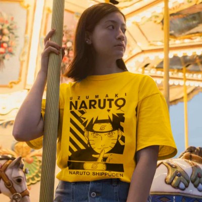 INFIRAX Printed, Typography Women Round Neck Yellow T-Shirt