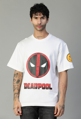 Dili Clothing Graphic Print Men Round Neck White T-Shirt