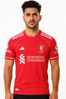 IZON Printed Men Round Neck Red T-Shirt