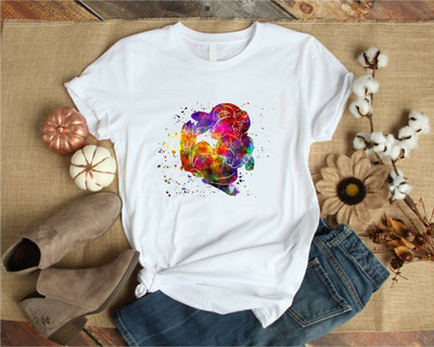 HamsaMART.com Printed Men Round Neck White T-Shirt