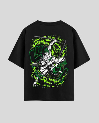 Crazybee - CB Graphic Print Men Round Neck Black T-Shirt