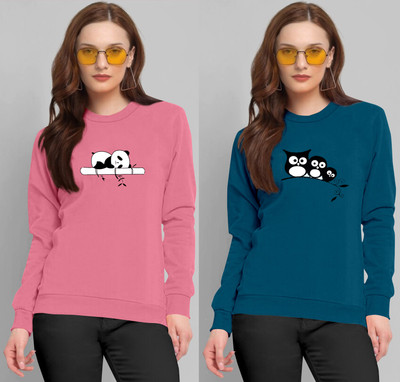 BelleBird Printed Women Round Neck Multicolor T-Shirt