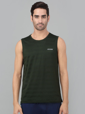 CANTABIL Printed Men Round Neck Dark Green T-Shirt
