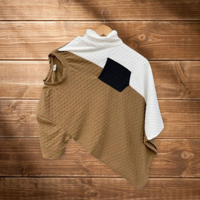 TANNU FAB Self Design Men Round Neck Multicolor T-Shirt
