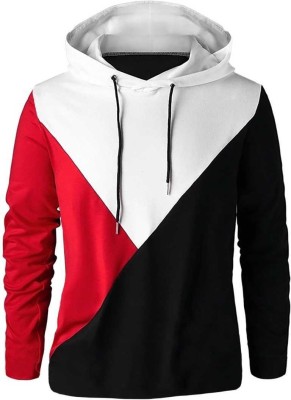 Rijum Colorblock Men Hooded Neck Multicolor T-Shirt