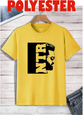 Tee Gallery Printed, Typography Men Round Neck Black T-Shirt