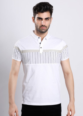 HIGHTRIBE Printed Men Round Neck Light Green T-Shirt